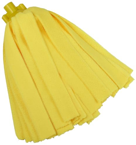 Vikan Microfibre socket mop, 200g, Yellow