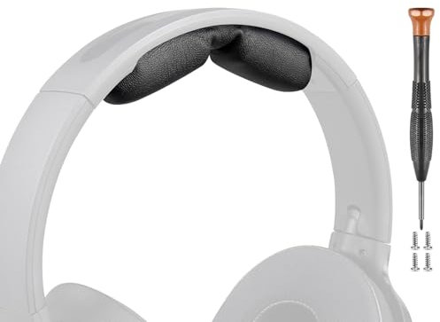 SOULWIT Headband Cover for Skullcandy Hesh 3/ANC/Evo Headphones, Replacement Headstrap Pad Repair Part - Black