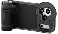 Tilta Khronos Lite Handheld-Kit kompatibel mit iPhone 17 Pro – Schwarz | Hülle mit Ständer | Bluetooth-Steuergriff | 58 mm Filterschale | magnetische Rückplatte | Displayschutzfolie