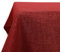Deconovo Tischdecke Tischdecken Wasserabweisend Tischdecke Lotuseffekt Tischtuch Leinenoptik Tischwäsche, 130x280 cm, Rot, 1 Stück