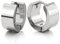 Paar Creolen für Herren Damen, Edelstahl Huggie Ohr Manschette Ohrringe, Fake Piercing