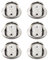 Decke Wandhalterung Haken Heavy Duty Anker Runde Form 5mm 3/16 304 Edelstahl ideal für Yoga Schaukeln Hängematten/Boat Rigging/Marine Deck Hardware/Suspension Training Straps