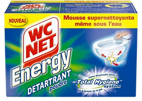 WC Net Energy Détartrant Poudre 6 Sachets 60g (Lot de 2 boîtes Soit 12 sachets)