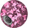 PIERCINGLINE Universelle Schraubkugel KRISTALLE + EPOXY Piercing Aufsätze Kugel Ersatz Rosa 3 x 1,2 mm