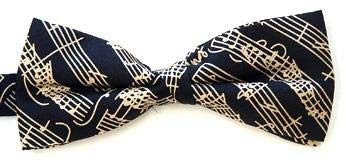 Papillion Nero Mozart Con Pentagramma