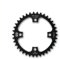 KMC Unisex – Erwachsene Kettenblatt für E-Bike 42 Zähne,schwarz eloxiert,1/2x1/8,SB-Verpackung