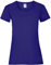 Damen Lady-Fit T-Shirt Größen - Shirtarena Bündel, Farbe:violett, Größe:XL