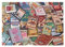 Legami-Puzzle mit 1000 Teilen, mit Anleitungsposter und Stoffumschlag, Brettspiel, in plastifizierter Pappe und Stoff, Book Lover Thema, 68 x 48 cm