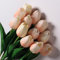 Anaoo 12pcs Tulipani artificiali in lattice, bouquet di fiori artificiali da sposa per la casa, matrimoni, feste, decorazioni per ufficio, composizioni floreali,