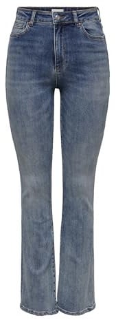 ONLY Female Ausgestellt ONLMila High Waist Flared Jeans