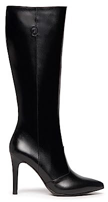 NeroGiardini I205541DE Stivali Donna in Pelle - Nero 38 EU