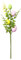 Sempoda 3 x Ostereier-Baumzweige, künstliche Schaumstoff-Ostereier-Blumenspieße, bunte Eierstiele mit grünen Blättern für Zuhause, Vase, Fensterbank, Dekoration und Osterfeier
