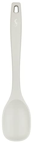 LURCH 240001 Smart Tool Kochlöffel UV ProTech Oberflächenveredelung Silikon mit Nylonkern 28cm, Light Grey