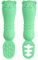 Vicloon Baby Fork and Spoon Set, 2Pcs Silicone Spoon Baby Weaning Spoon Set Self Feeding Utensil Easy Grip Toddler Cutlery Kit, Soft Baby Spoon for Infant Toddler (Green)