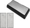 Deruilong Double-Sided Diamond Sharpening Stone 400/1000 Grit Whetstone with Non-Slip Base Dust Cover Diamond Sharpening Stones for Knives Scissors Axes Chisel Sharpener Durable Sharpening Stone