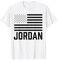 Jordan Anniversaire Nom Personnalisé USA Prénom T-Shirt