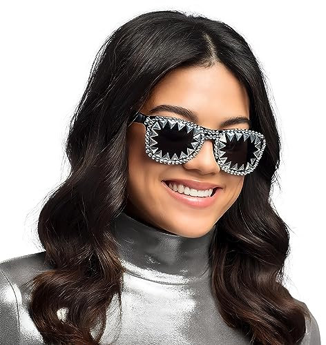 Boland 02666 - Partybrille Bad Glam, Brille für Erwachsene, Spaßbrille ohne Sehstärke, Faschingsbrille, Zubehör für Faschingskostüme