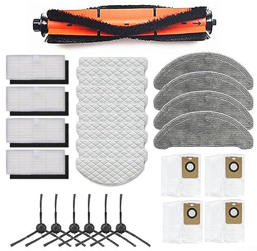 Brosse à rouleau latéral pour filtres en tissu de serpillère, pièces de rechange pour aspirateur pour Imou, pièces d'aspirateur robot