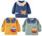 Chilsuessy 3 stk Wasserdicht Kinder Ärmellätzchen Nässeschutz Babylätzchen mit Ärmeln Fütterung Lätzchen Schürze Junge Mädchen Lätzchen Baby Latz, AF Set, 0-2 Jahre