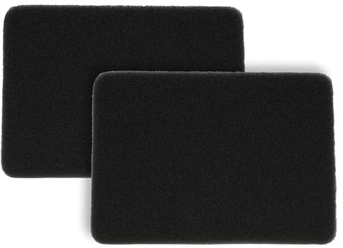 vhbw 2x Staubsaugerfilter kompatibel mit Rowenta RO8333EA/410 | RO8324OA/410, RO8324EA/410, RO8314EA/410 Staubsauger - Schaumstofffilter Schwarz