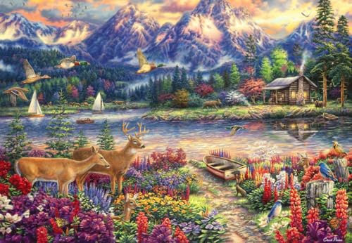 Puzzle 1000 Teile - Chuck Pinson - Spring Mountain Majesty