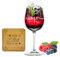 SET mit Untersetzer & Leonardo Weinglas mit Gravur Its lillet time - Name wählbar, personalisierte Geschenke Frauen, Männer, Lillet Liebhaber, beste Freundin, Glas 450ml