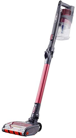 Shark Cordless Stick Vacuum Cleaner [IZ251UKT] Anti Hair Wrap, Pet Hair, Red, Burgundy (Renewed)