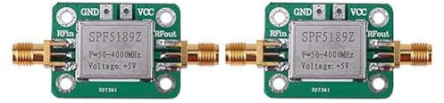Epodmalx 2X HF Verstärker, Rauscharmer LNA 50 bis 4000 MHz SPF5189Z HF Verstärker Zur Verstärkung FM HF VHF UHF Radio Signal