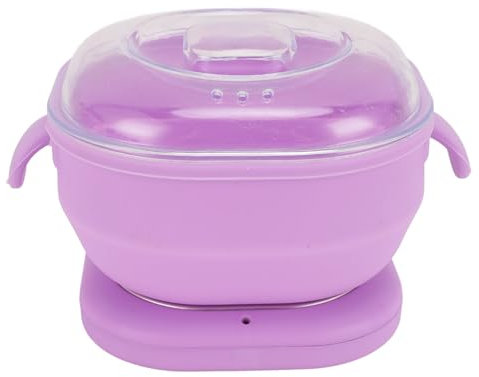 Fockety Silikon-Wachswärmer-Einsatz, 400 Ml, Silikon-Wachsschale, Wachstopf, Silikonschale, Ersatz-Silikontopf, Wachserhitzer, Antihaftbeschichtet, Leicht zu Reinigender Ersatztopf Zur