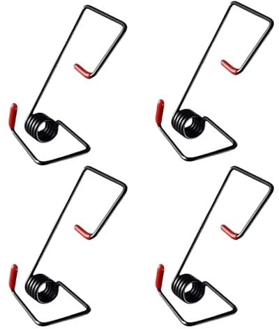 Scheibenwischerarm, Druckfederverstärker, 4 Stück, Scheibenständer, Metall-Wischerarm-Unterstützungsfeder, Auto-Wischerarm-Feder, verbessert die Wischerleistung, einfache Installation, schwarz