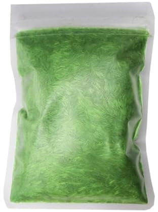 GXGM Pianta di erba artificiale di muschio, architetture paesaggistiche per modellismo Ferroviario, Polvere di erba statica 30 g/sacchetto,Erba finta,Erba modellismo(verde smeraldo)