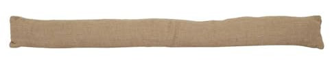 HOME DECO FACTORY, TX0249, Paraspifferi in Juta Naturale, Design Rustico, Blocca Gli Spifferi, Facile da Installare, Resistente ed Ecologico, Marrone, 90 cm