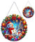 Tioheam Weihnachts- -Türschild, Haustürdekoration - Winter Acryl Wanddekoration Willkommen Türschild,Willkommen, doppelseitige Bauernhaus-Türdekoration,