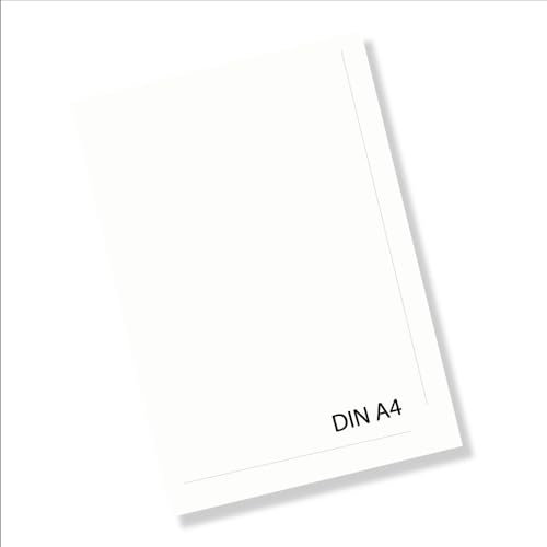 Betterpress® 50 Blatt Edelkarton weiß 200g, A4 - Kartonpapier in hochwertiger Qualität - Festes Druckerpapier ideal als Einladungen, Hochzeit, Menükarten, Urkunde, Bastelkarton, DIY Karten