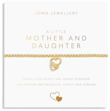 Joma Jewellery A LITTLE | MOTHER AND DAUGHTER | Gold Plated | Bracelet | 17.5cm stretch