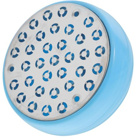 Lima de Pies Portátil de Acero Inoxidable para Pedicura Azul | Reutilizable y Ergonómica, Elimina Durezas y Piel Muerta, Uso Manual para Hombres y Personas Mayores