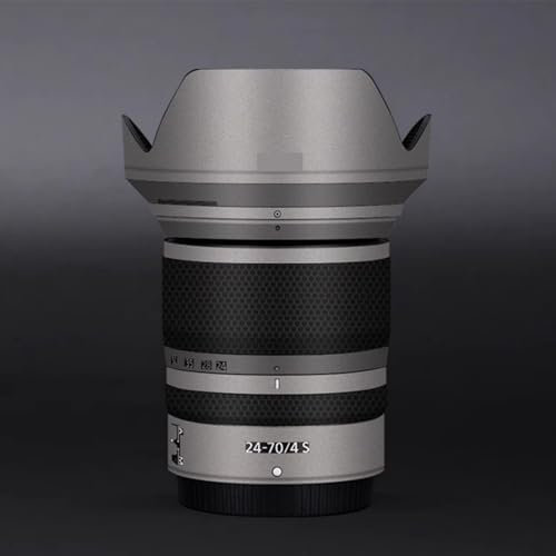 Camerea Objektiv-Aufkleber, kratzfest, für Nikon Z 24–70 mm, F4S, Schutzfolie, Körperschutz, Aufkleber, Abdeckung 24–70, 4 (Titan)