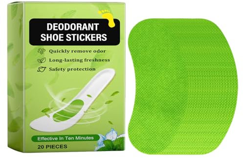 20Pezzi Toppe Deodoranti Per Scarpes, Patch Eliminatore Di Odori Per Scarpes Per Rimuovere Odori, Assorbe Il Sudore, Confortevole, Rinfrescante, Soletta Deodorante 3,6x9,9 Cm