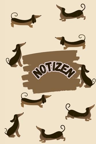 Dackel Notizbuch: Für echte Dackel-Fans
