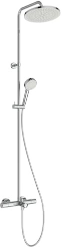 Ideal Standard Ceratherm T25 Duschsystem, Wassersparende Brause mit variablen Strahlarten, Verbrühschutz und Thermostatfunktion – Chrom (517.5x1498 mm)