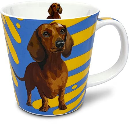 Dachshund Mug in Gift Box by Leslie Gerry