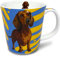 Dachshund Mug in Gift Box by Leslie Gerry