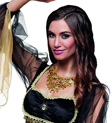 Amakando Antike Kette Orient - Gold - Orientalischer Schmuck 1001 Nacht Halsreif Halsschmuck Haremsdame Jeannie Halsschmuck Suleika Orientalischer Schmuck