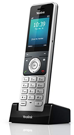 Yealink SIP-W56H combiné de téléphone sans-fil dect Identification de l'appelant Noir, Argent