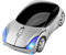 Cool Sports Car Shape Mouse 2.4GHz Wireless Car Mouse Ultra Small Optical Office Mice for PC Computer Laptop Perfect Present for Kids (Silver)