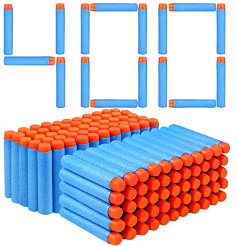 VCOSTORE Coups Nerf - 400 pièces de Balle Nerf Blasters flèches flèches de Remplissage de flèches en Mousse pour la série N-Strike Elite Blasters