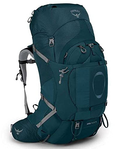 Osprey Damen Ariel Plus 70 Rucksack, Night Jungle Blue, WM/L