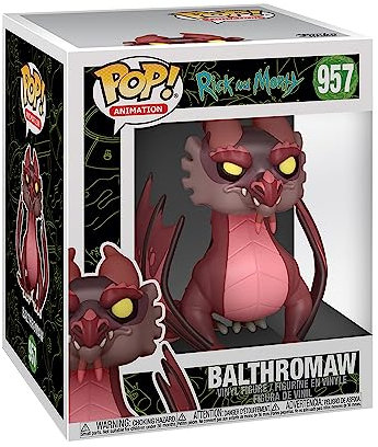 Funko Pop! Super: Rick & Morty - Balthrowmaw - Balthromaw Rick and Morty 6 - Vinyl-Sammelfigur - Geschenkidee - Offizielle Handelswaren - Spielzeug Für Kinder und Erwachsene - TV Fans