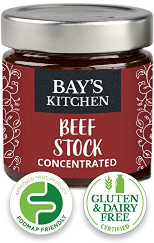 Bay's Kitchen Brodo di manzo concentrato, senza glutine e latticini, a basso contenuto di FODMAP