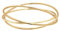 Elli PREMIUM Armband Damen Armreif Dreifach Verschlungen Klassisch Tri-Color in 925 Sterling Silber Rosé-Vergoldet